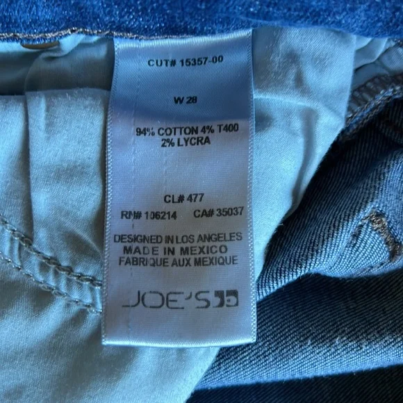 Joe’s Jeans Womens cut 15357 preowned distressed raw hems size W 28 - Picture 10 of 12